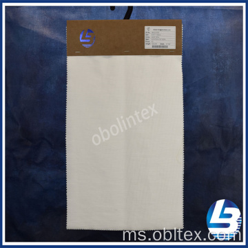 Obl20-5006 Nylon dan Rayon Chiffon White Shirt Fabric